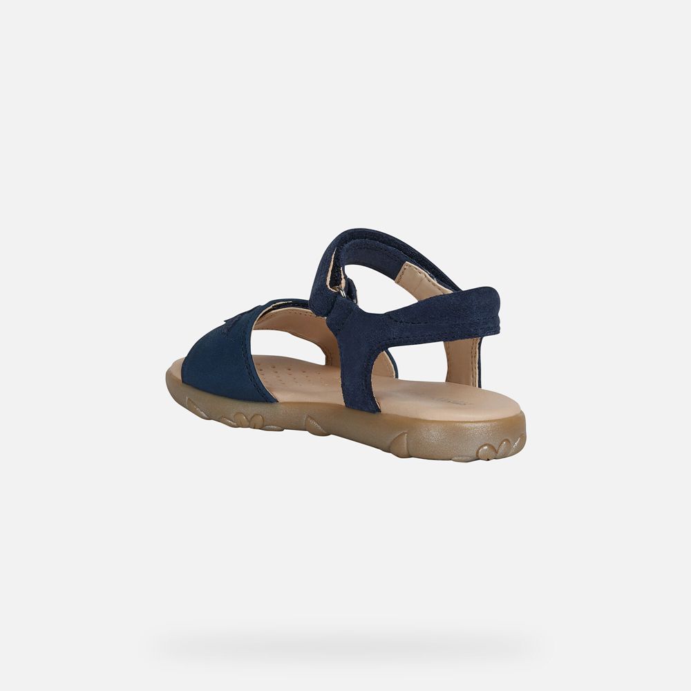 Geox Sandals Navy Haiti - Geox Girls Shoes - ZRSGWT640